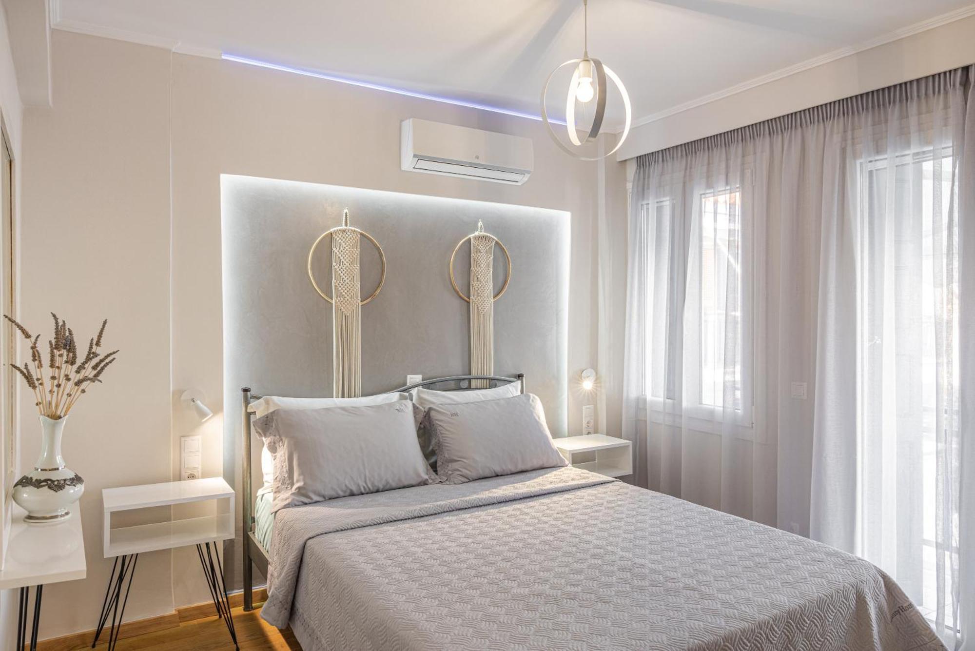 Pythagorio Blue Street Apartment With Balcony Exterior foto